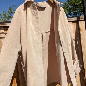 ZARA corduroy overshirt